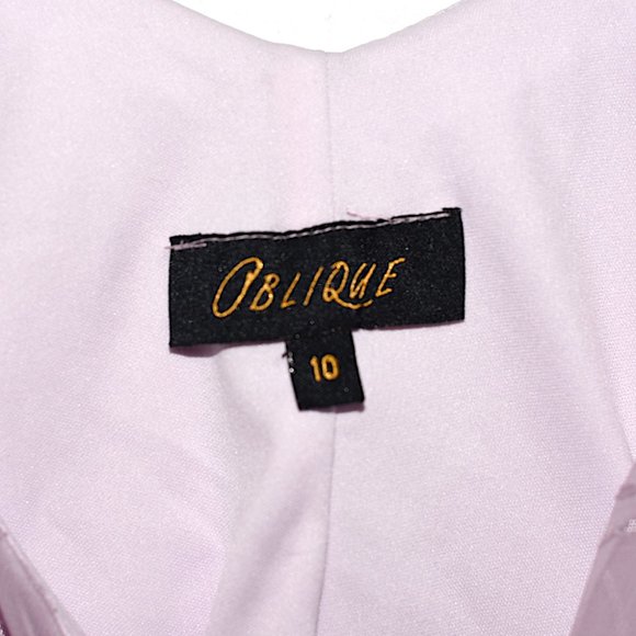 Worn 1X Pink Floral Appliqué Cowl Neck Midi Dress - Picture 7 of 7